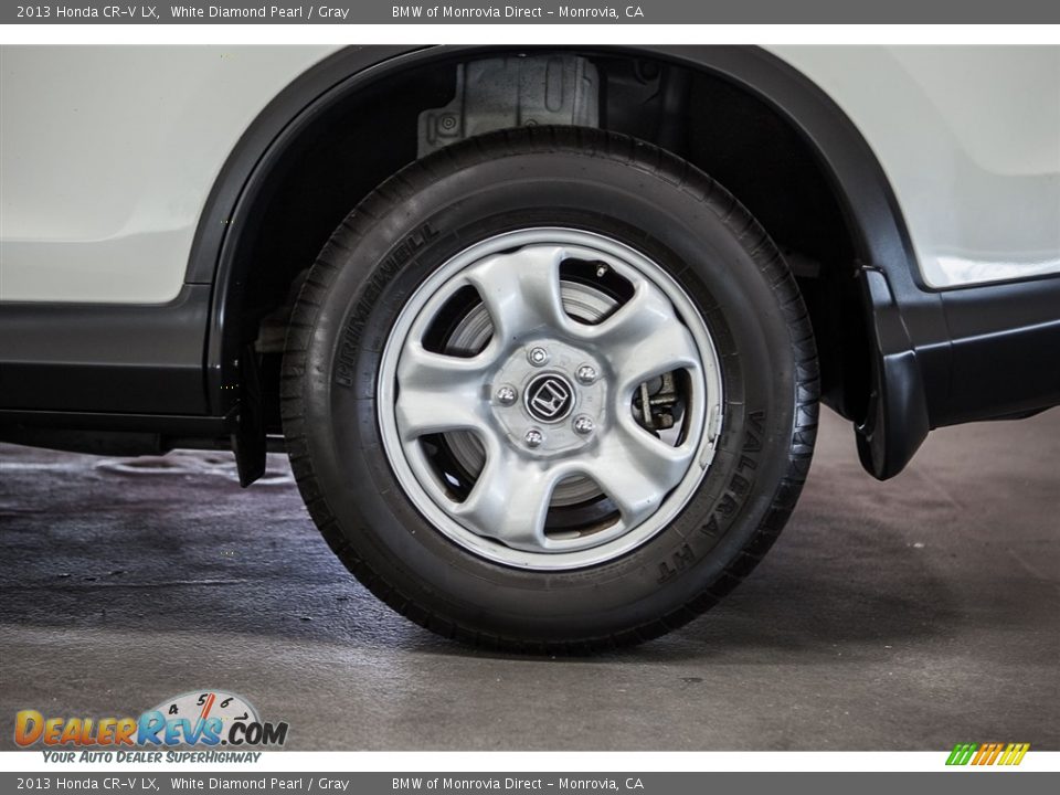 2013 Honda CR-V LX White Diamond Pearl / Gray Photo #7