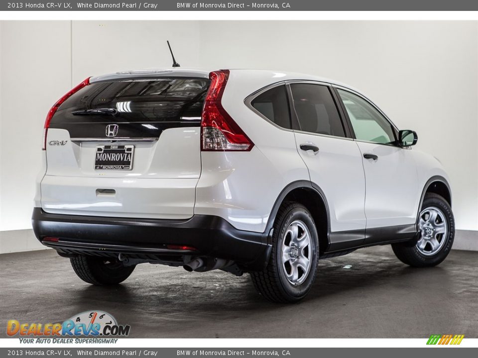 2013 Honda CR-V LX White Diamond Pearl / Gray Photo #13