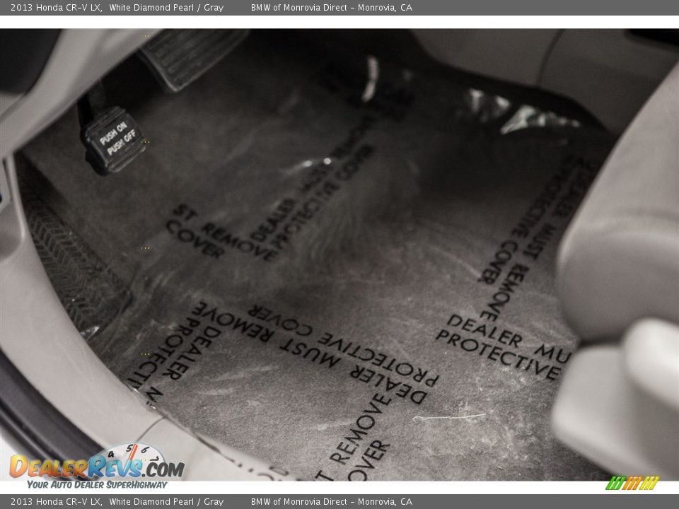 2013 Honda CR-V LX White Diamond Pearl / Gray Photo #19
