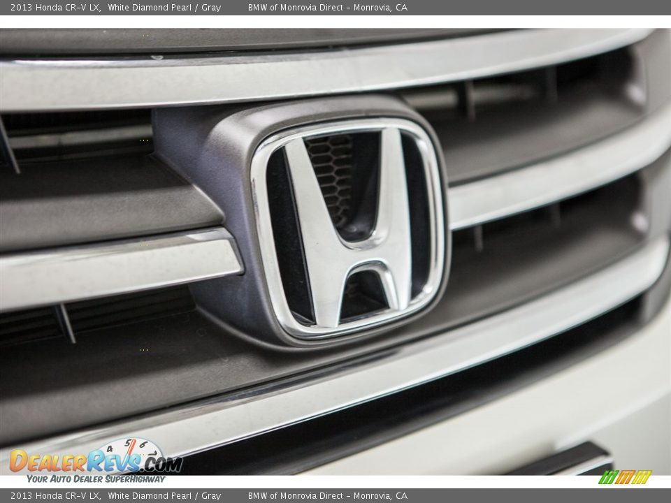 2013 Honda CR-V LX White Diamond Pearl / Gray Photo #27