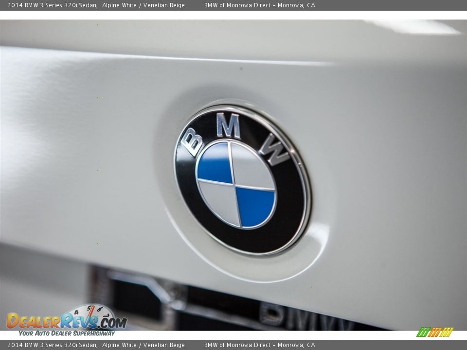 2014 BMW 3 Series 320i Sedan Alpine White / Venetian Beige Photo #30