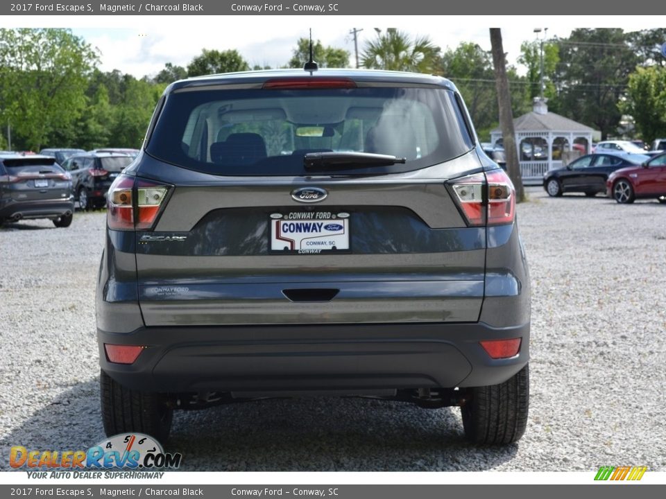 2017 Ford Escape S Magnetic / Charcoal Black Photo #4