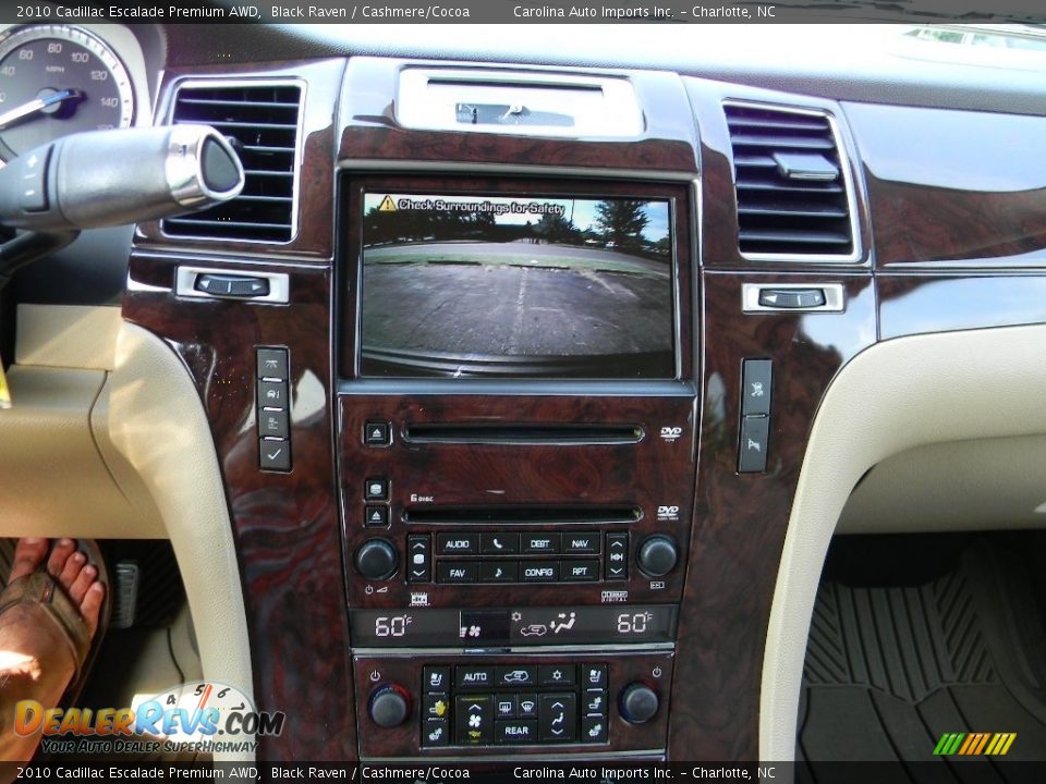 2010 Cadillac Escalade Premium AWD Black Raven / Cashmere/Cocoa Photo #16