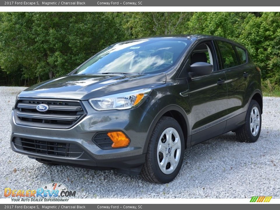 2017 Ford Escape S Magnetic / Charcoal Black Photo #7