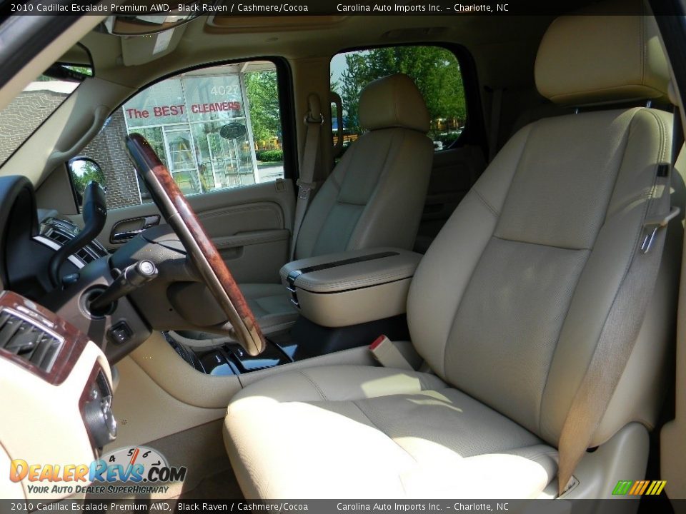 2010 Cadillac Escalade Premium AWD Black Raven / Cashmere/Cocoa Photo #19