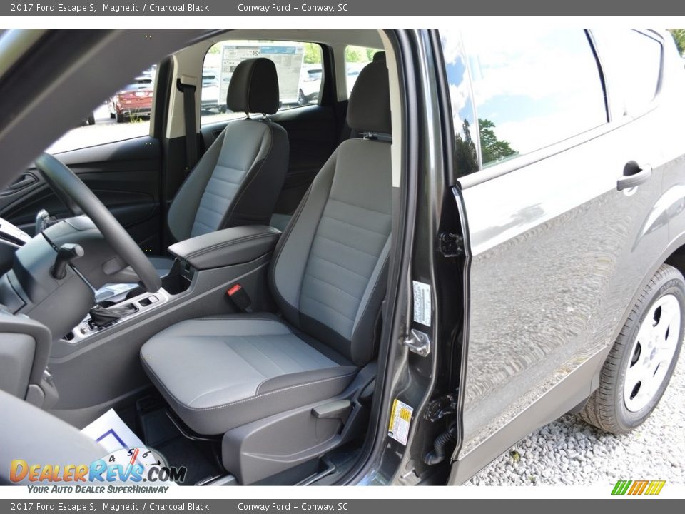 2017 Ford Escape S Magnetic / Charcoal Black Photo #11