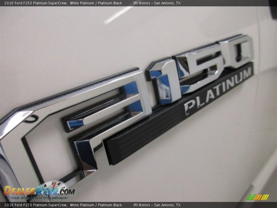 2016 Ford F150 Platinum SuperCrew White Platinum / Platinum Black Photo #15
