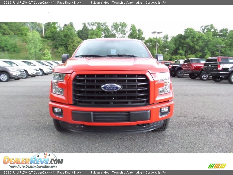 2016 Ford F150 XLT SuperCab 4x4 Race Red / Black Photo #2