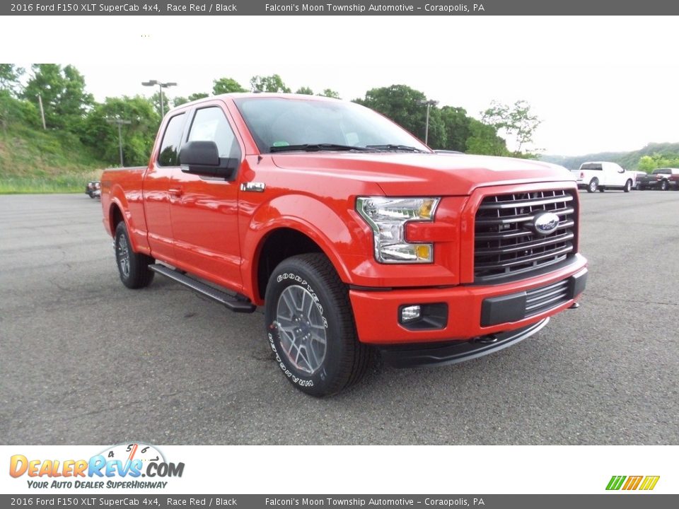 2016 Ford F150 XLT SuperCab 4x4 Race Red / Black Photo #3
