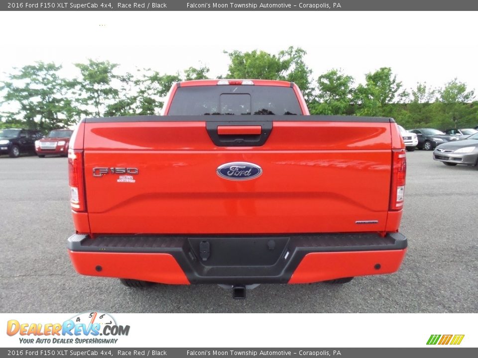 2016 Ford F150 XLT SuperCab 4x4 Race Red / Black Photo #7