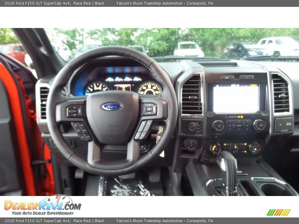 2016 Ford F150 XLT SuperCab 4x4 Race Red / Black Photo #11