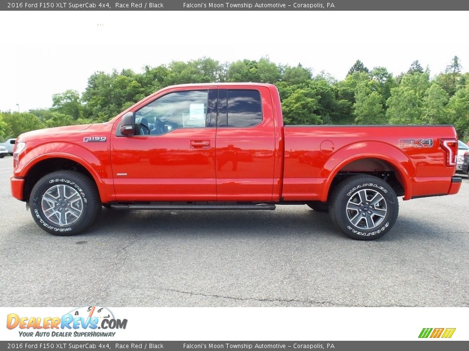 2016 Ford F150 XLT SuperCab 4x4 Race Red / Black Photo #1