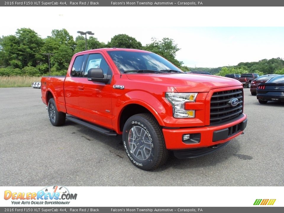 2016 Ford F150 XLT SuperCab 4x4 Race Red / Black Photo #3