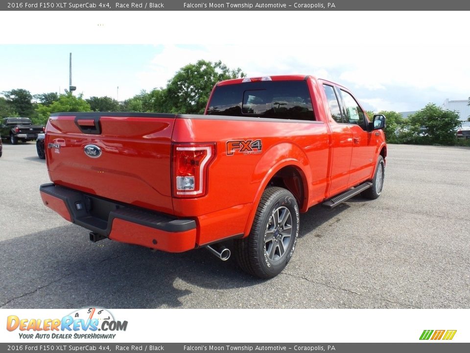 2016 Ford F150 XLT SuperCab 4x4 Race Red / Black Photo #4
