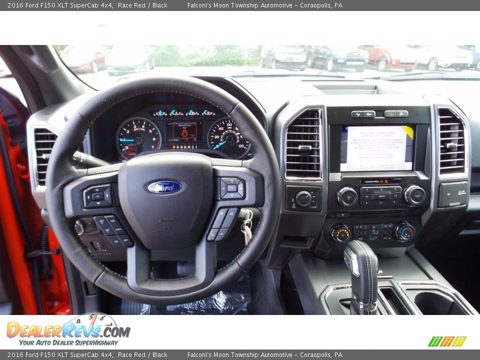 2016 Ford F150 XLT SuperCab 4x4 Race Red / Black Photo #9