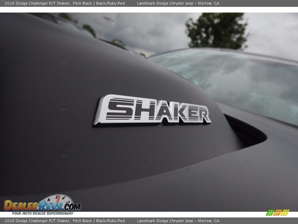 2016 Dodge Challenger R/T Shaker Pitch Black / Black/Ruby Red Photo #10