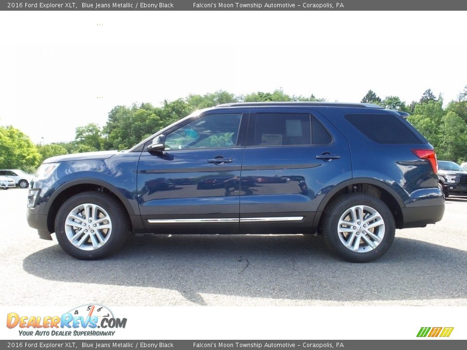 2016 Ford Explorer XLT Blue Jeans Metallic / Ebony Black Photo #1