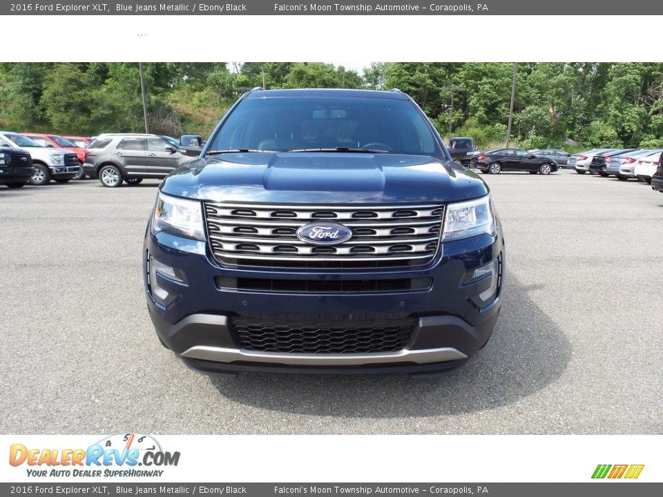 2016 Ford Explorer XLT Blue Jeans Metallic / Ebony Black Photo #2