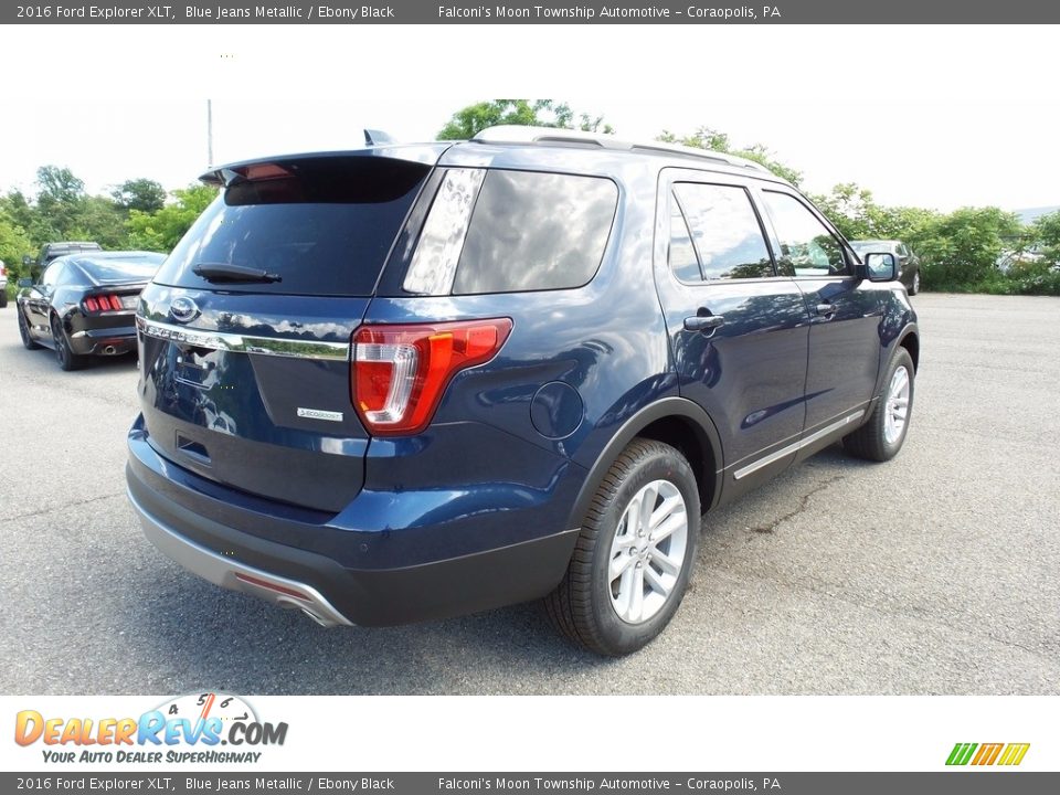 2016 Ford Explorer XLT Blue Jeans Metallic / Ebony Black Photo #5