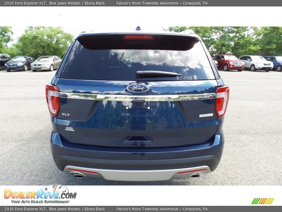 2016 Ford Explorer XLT Blue Jeans Metallic / Ebony Black Photo #6