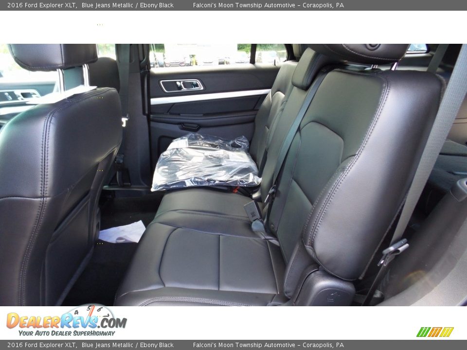 2016 Ford Explorer XLT Blue Jeans Metallic / Ebony Black Photo #8
