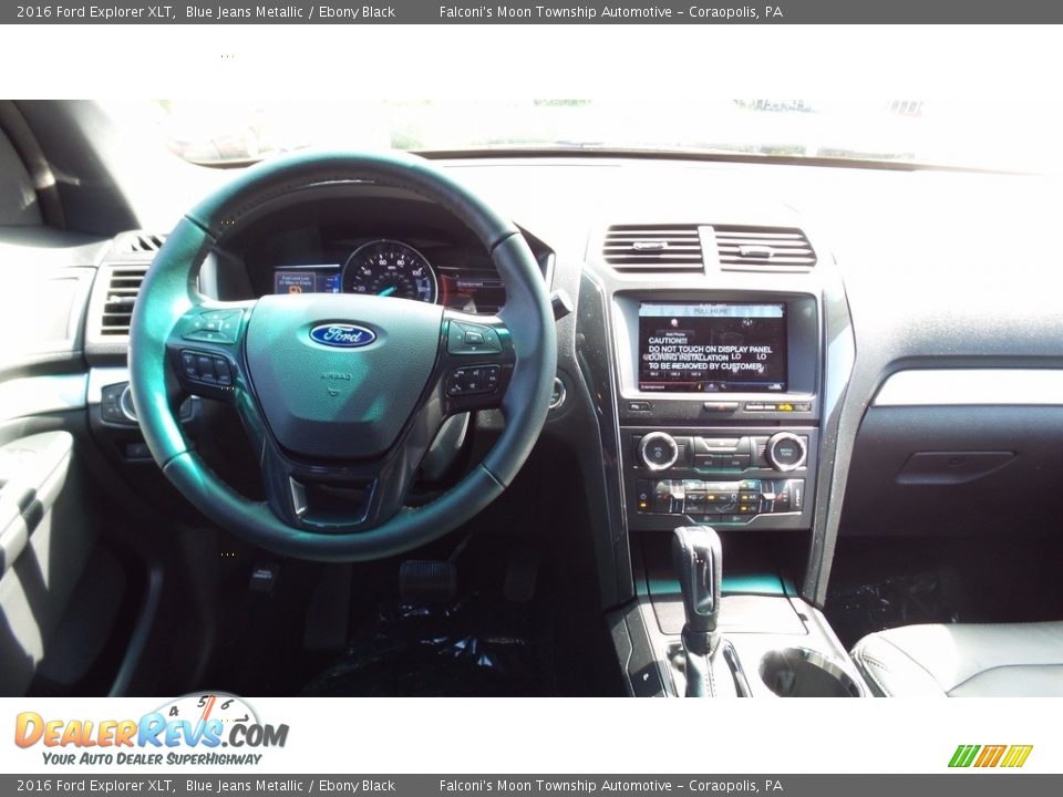 2016 Ford Explorer XLT Blue Jeans Metallic / Ebony Black Photo #9