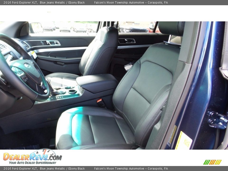 2016 Ford Explorer XLT Blue Jeans Metallic / Ebony Black Photo #10