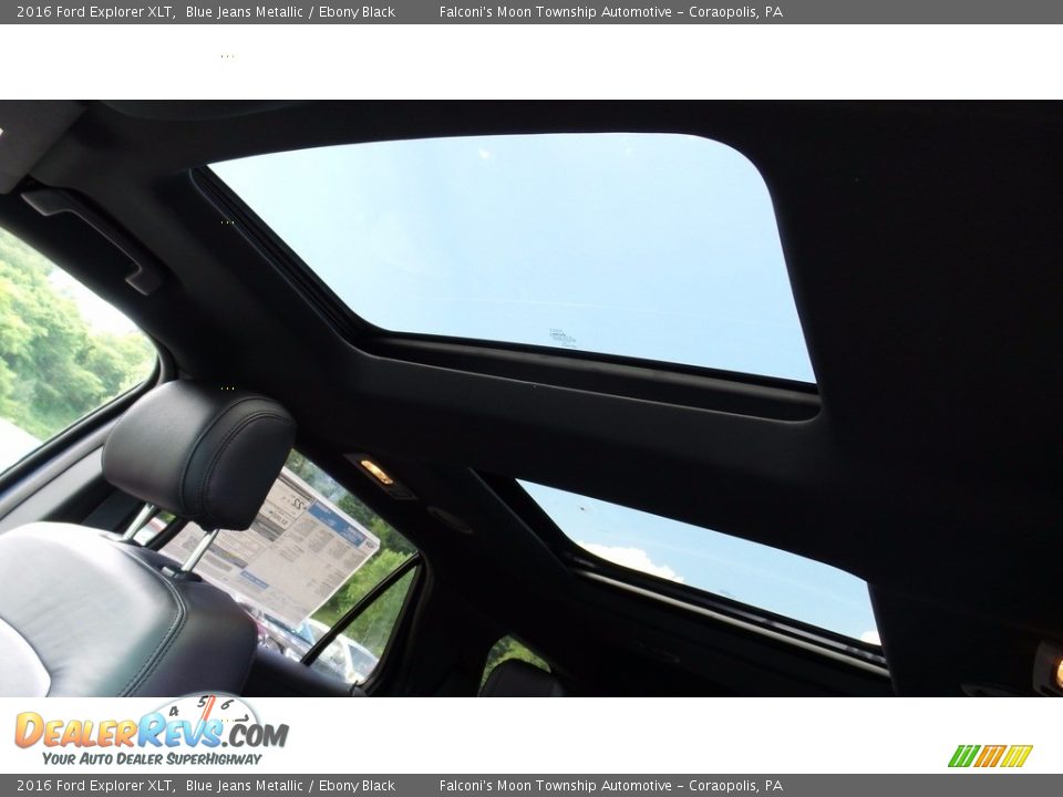 2016 Ford Explorer XLT Blue Jeans Metallic / Ebony Black Photo #11
