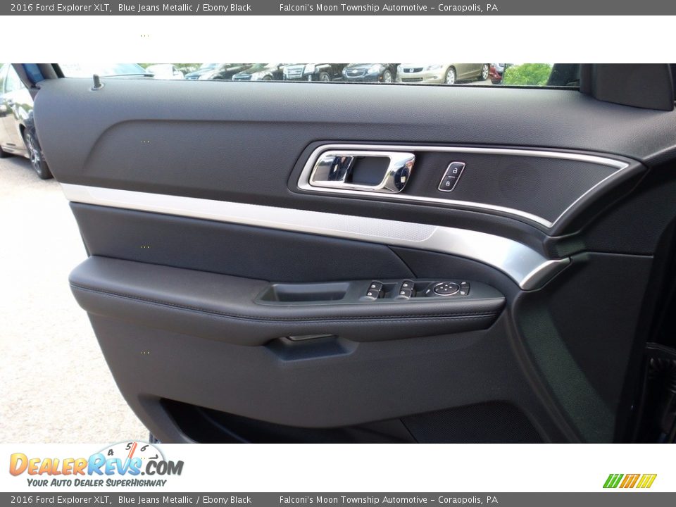 2016 Ford Explorer XLT Blue Jeans Metallic / Ebony Black Photo #12