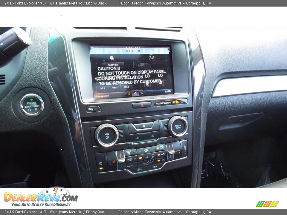 2016 Ford Explorer XLT Blue Jeans Metallic / Ebony Black Photo #13