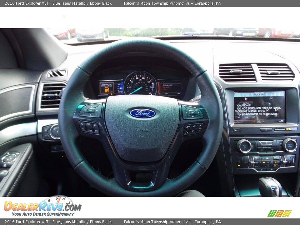 2016 Ford Explorer XLT Blue Jeans Metallic / Ebony Black Photo #14