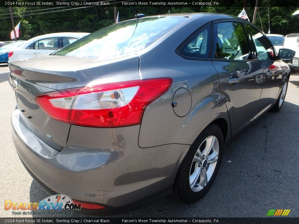 2014 Ford Focus SE Sedan Sterling Gray / Charcoal Black Photo #2