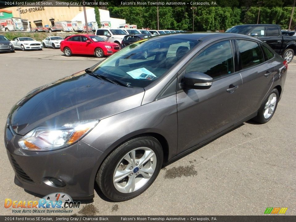 2014 Ford Focus SE Sedan Sterling Gray / Charcoal Black Photo #6