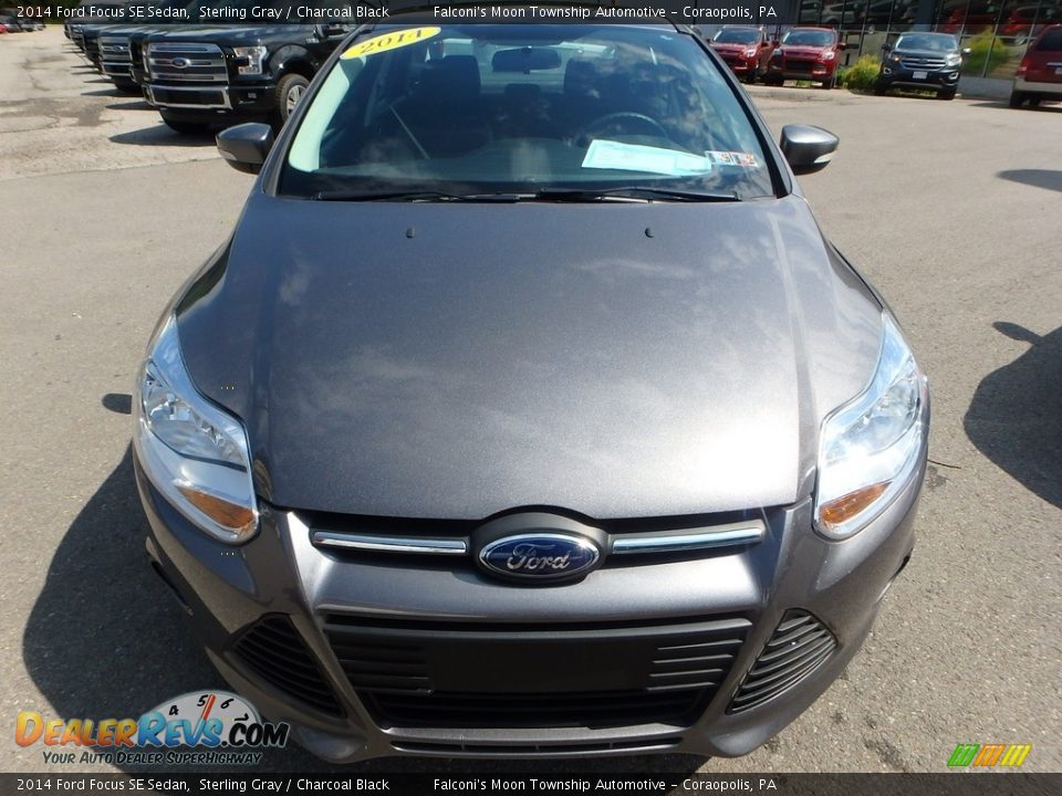 2014 Ford Focus SE Sedan Sterling Gray / Charcoal Black Photo #7