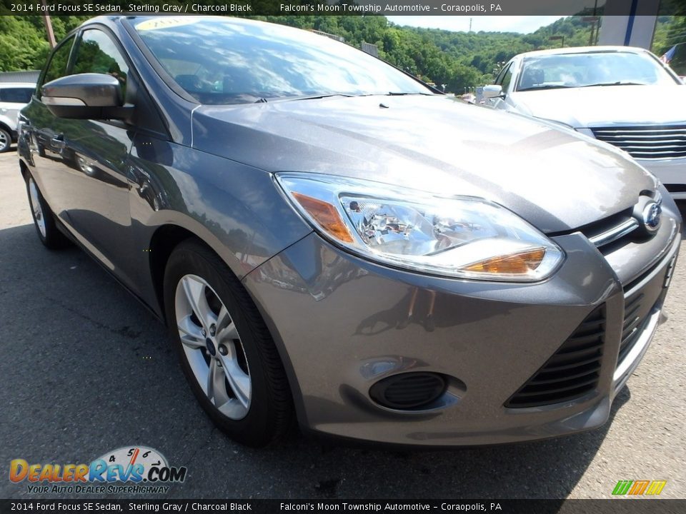2014 Ford Focus SE Sedan Sterling Gray / Charcoal Black Photo #8