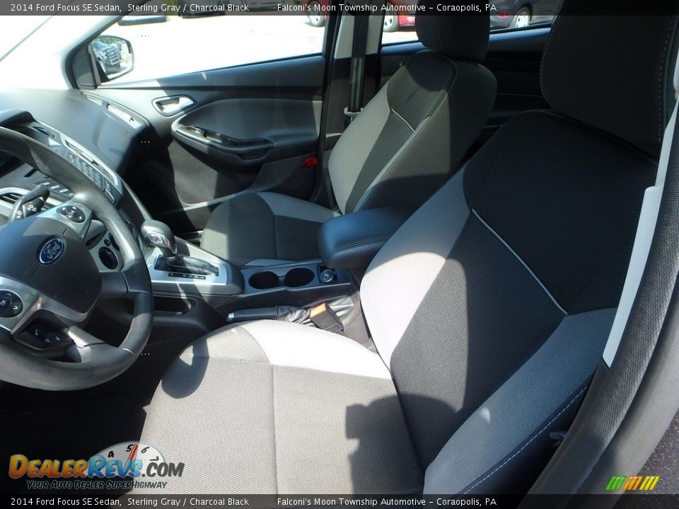 2014 Ford Focus SE Sedan Sterling Gray / Charcoal Black Photo #15