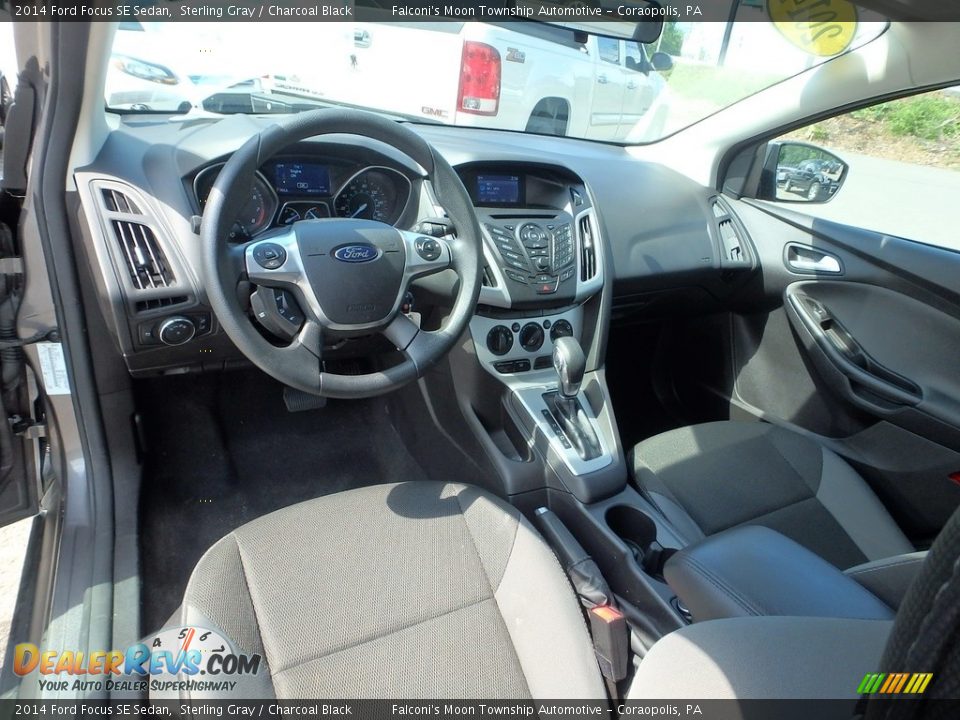 2014 Ford Focus SE Sedan Sterling Gray / Charcoal Black Photo #17