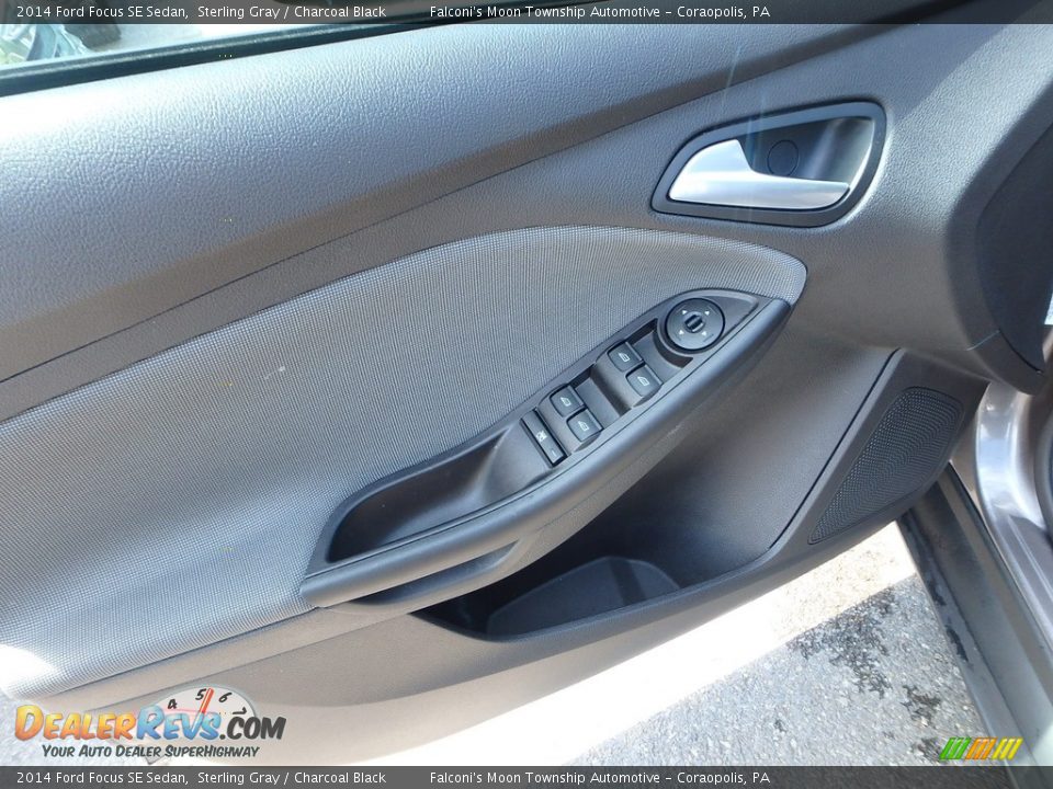 2014 Ford Focus SE Sedan Sterling Gray / Charcoal Black Photo #19