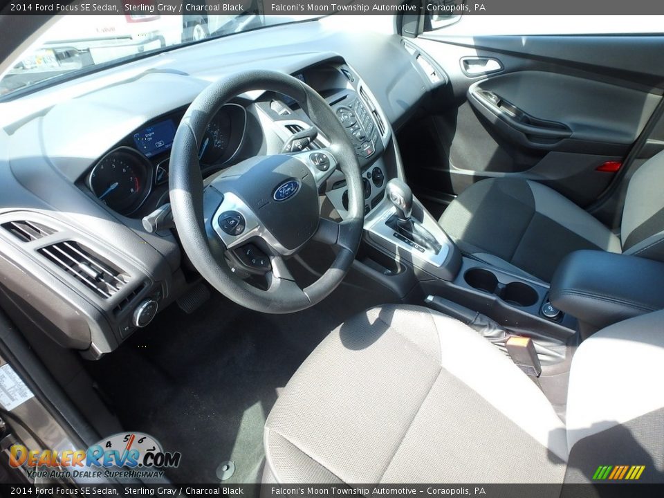2014 Ford Focus SE Sedan Sterling Gray / Charcoal Black Photo #20