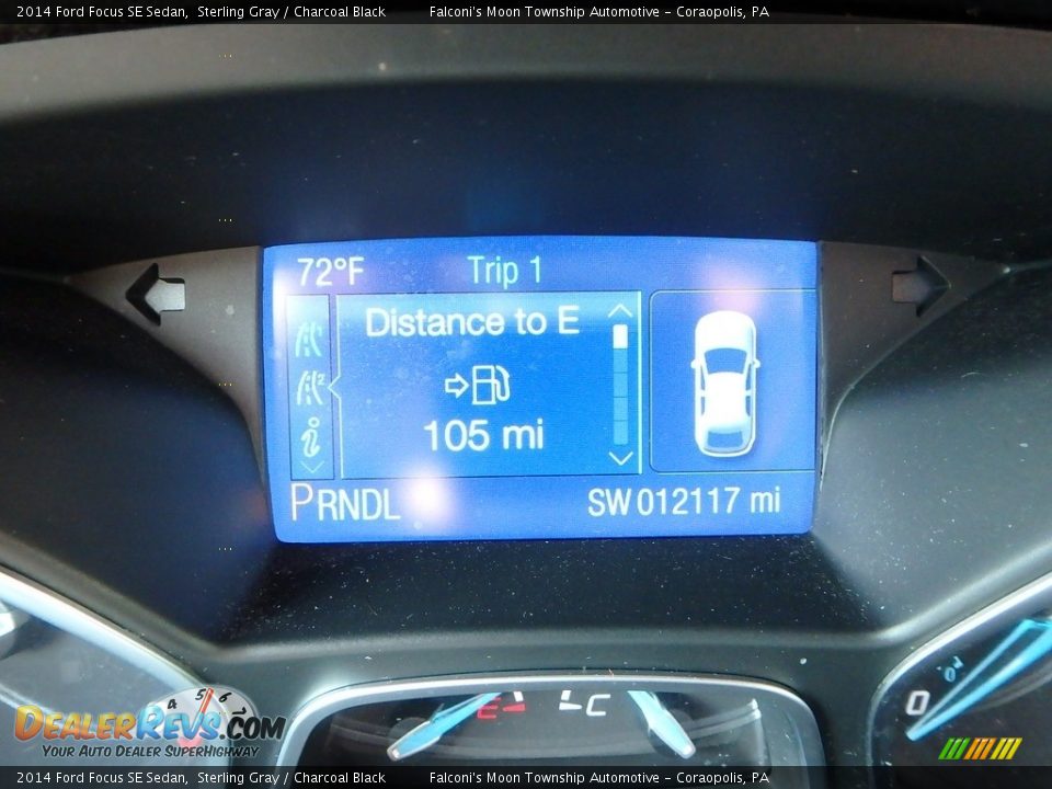 2014 Ford Focus SE Sedan Sterling Gray / Charcoal Black Photo #25
