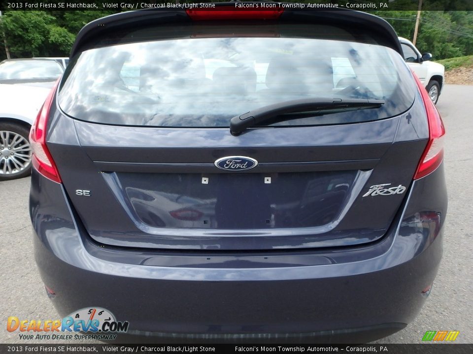 2013 Ford Fiesta SE Hatchback Violet Gray / Charcoal Black/Light Stone Photo #3