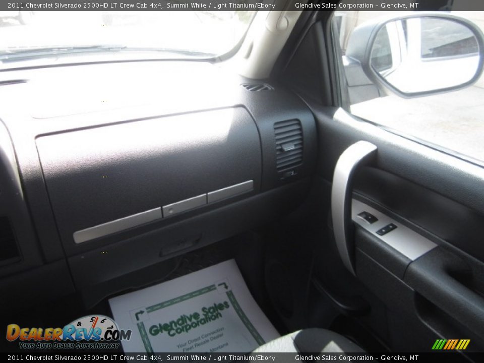 2011 Chevrolet Silverado 2500HD LT Crew Cab 4x4 Summit White / Light Titanium/Ebony Photo #20