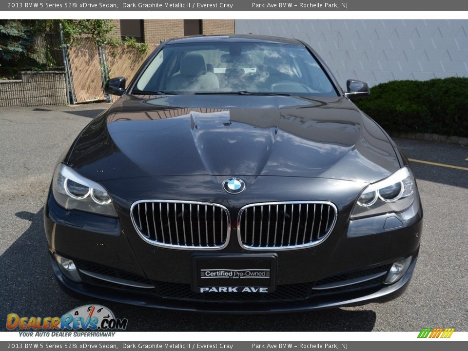 2013 BMW 5 Series 528i xDrive Sedan Dark Graphite Metallic II / Everest Gray Photo #7