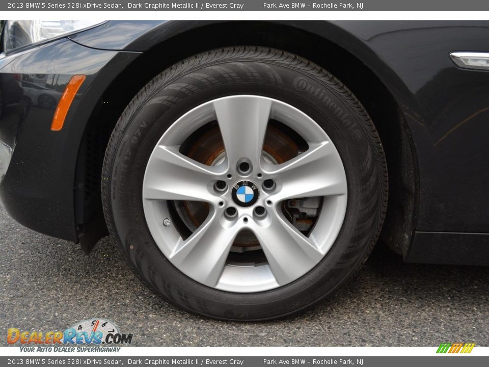 2013 BMW 5 Series 528i xDrive Sedan Dark Graphite Metallic II / Everest Gray Photo #31