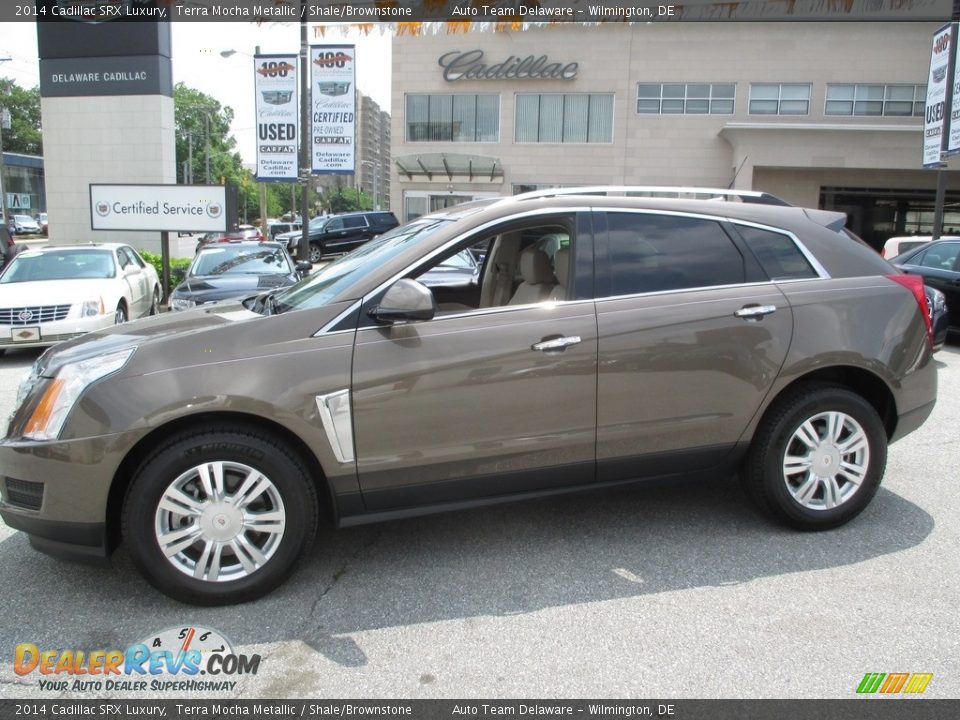 2014 Cadillac SRX Luxury Terra Mocha Metallic / Shale/Brownstone Photo #3