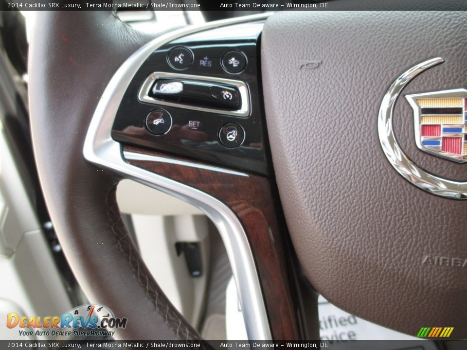 2014 Cadillac SRX Luxury Terra Mocha Metallic / Shale/Brownstone Photo #33
