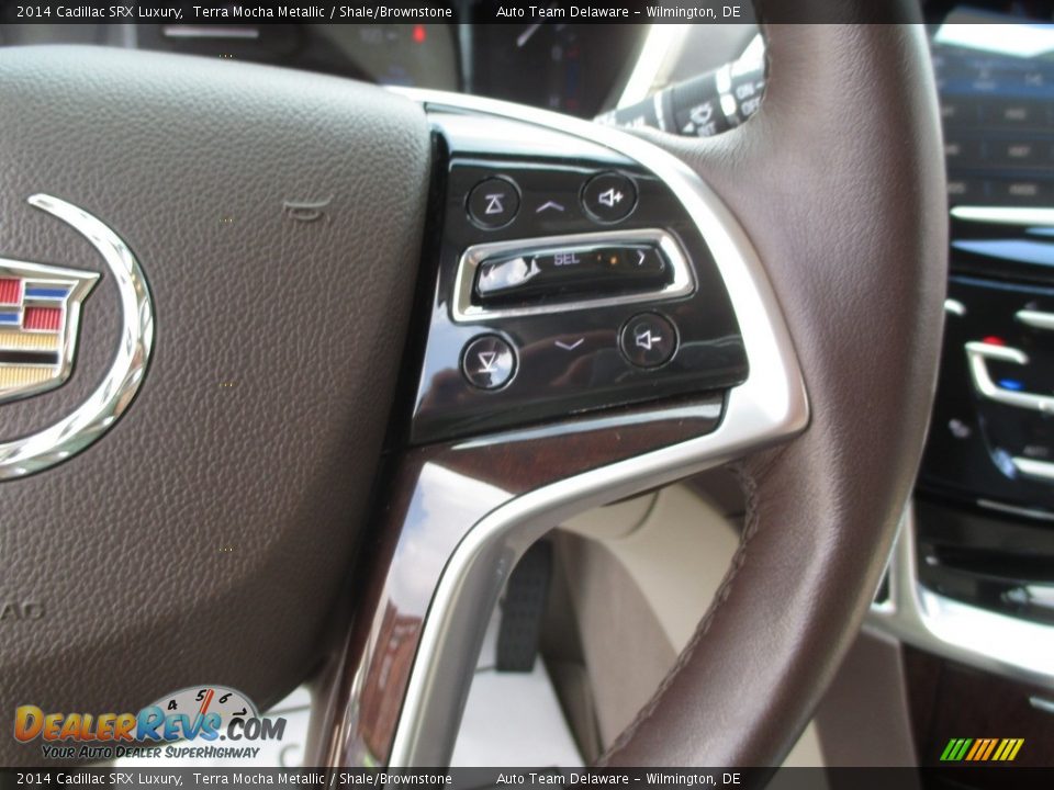 2014 Cadillac SRX Luxury Terra Mocha Metallic / Shale/Brownstone Photo #34