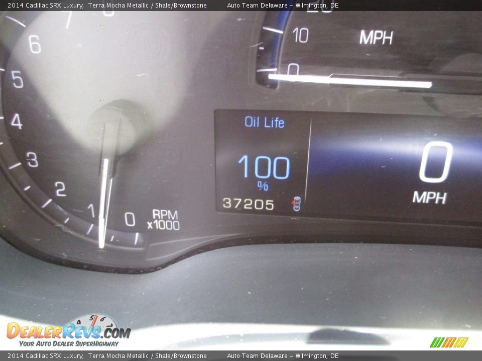 2014 Cadillac SRX Luxury Terra Mocha Metallic / Shale/Brownstone Photo #35