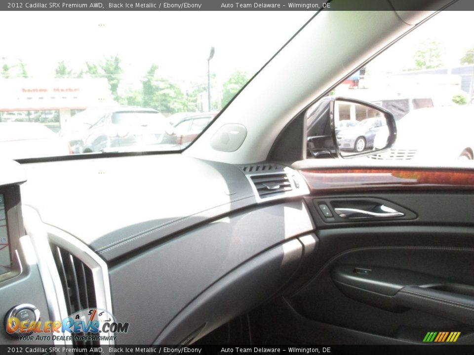 2012 Cadillac SRX Premium AWD Black Ice Metallic / Ebony/Ebony Photo #18