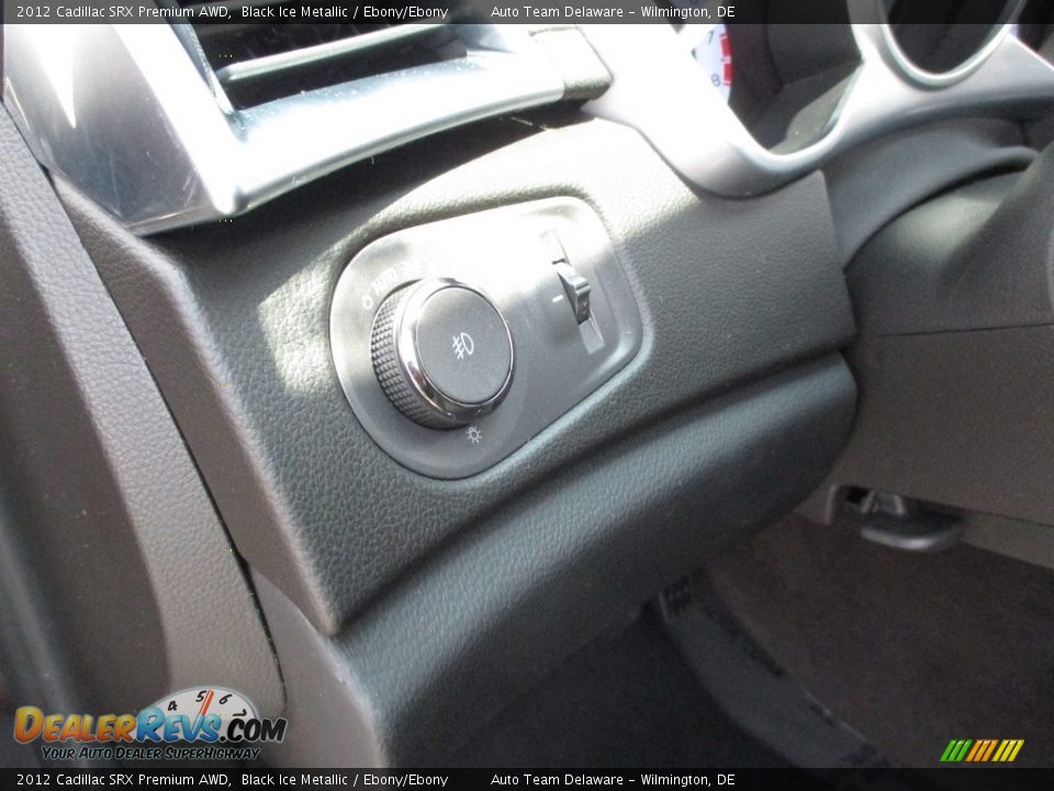 2012 Cadillac SRX Premium AWD Black Ice Metallic / Ebony/Ebony Photo #27